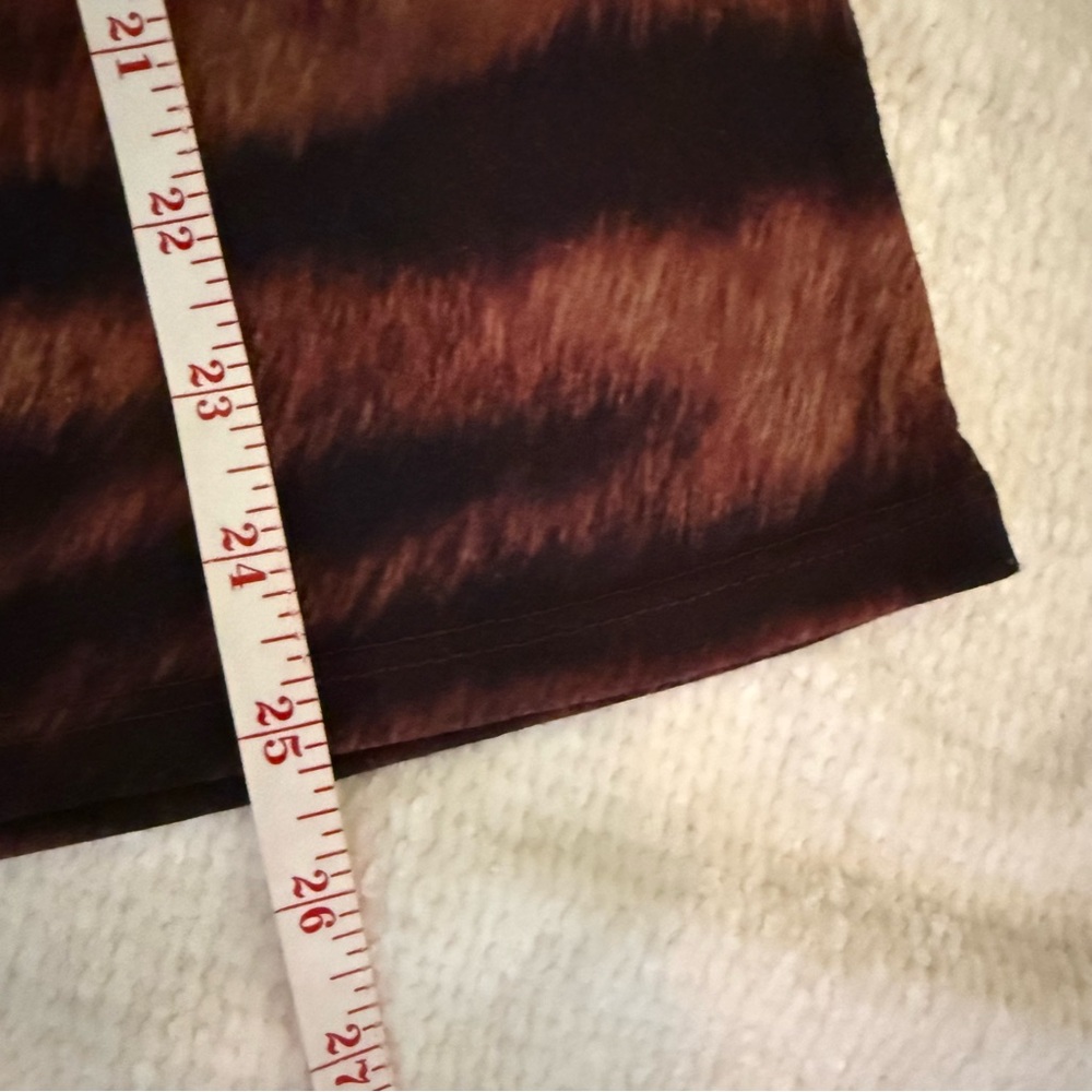 The Kooples Brown Black Tiger Graphic U-Neck T-Shirt 🐅 MEDIUM Top Tee - Picture 11 of 11